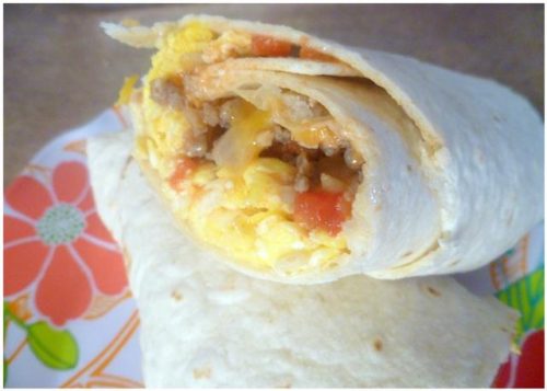 healthy breakfast burritos