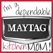 Maytag Kitchen Ice2O Refrigerator! #MaytagMoms maytag kitchen badge