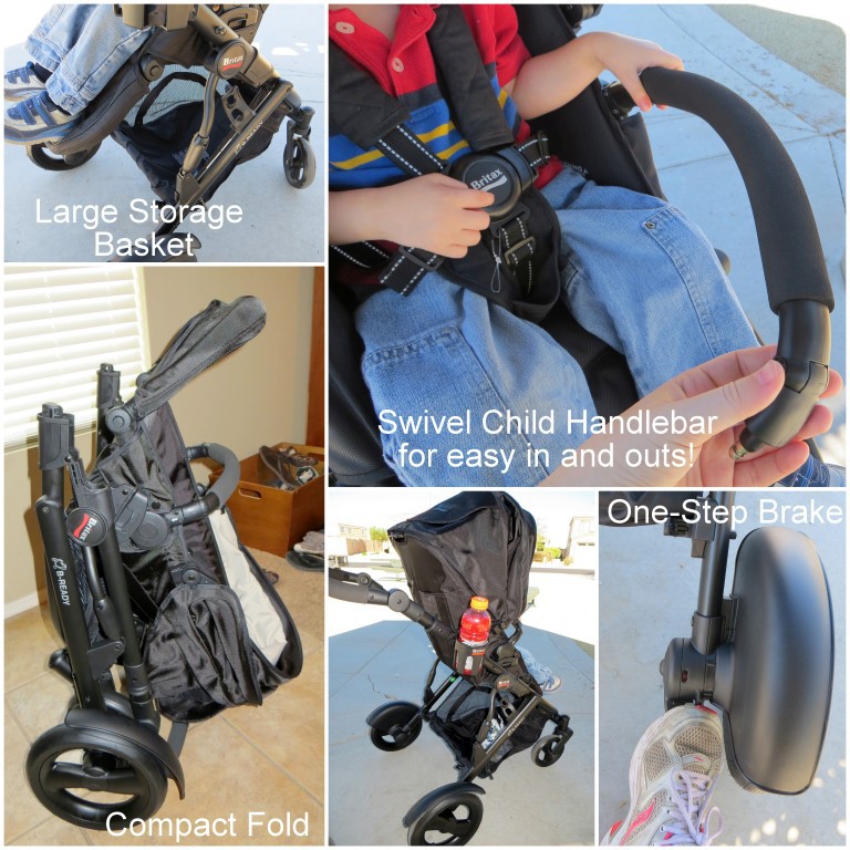 how to fold britax b ready stroller