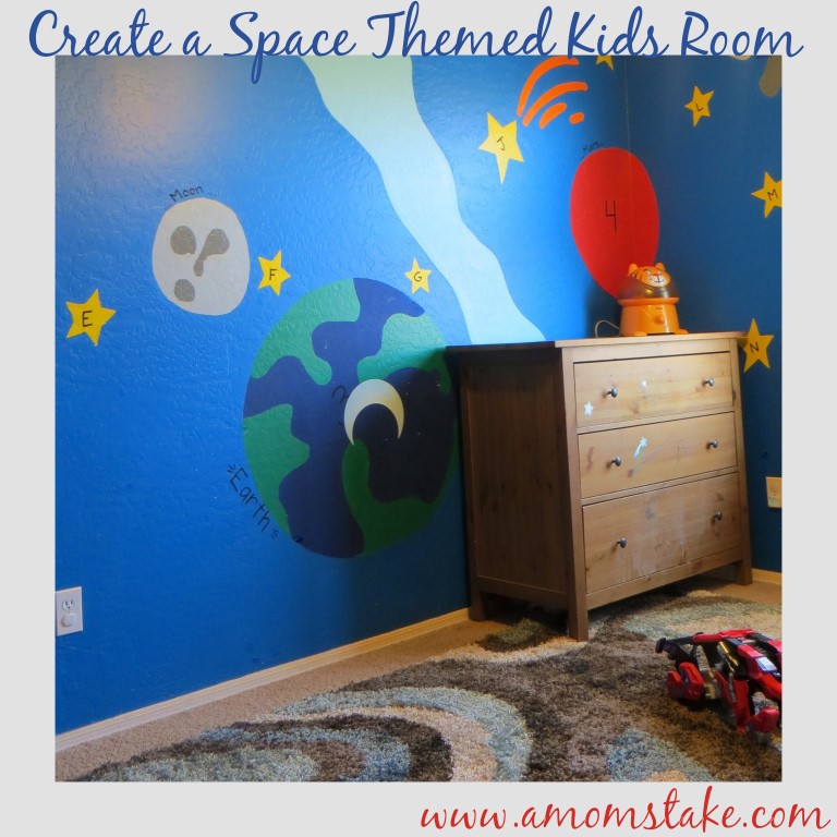 Ideas to Create a Kids Space Themed Bedroom