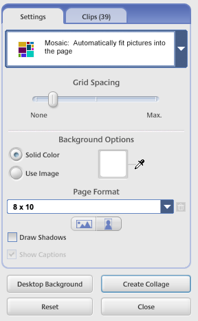 How to Adjust Collage Settings