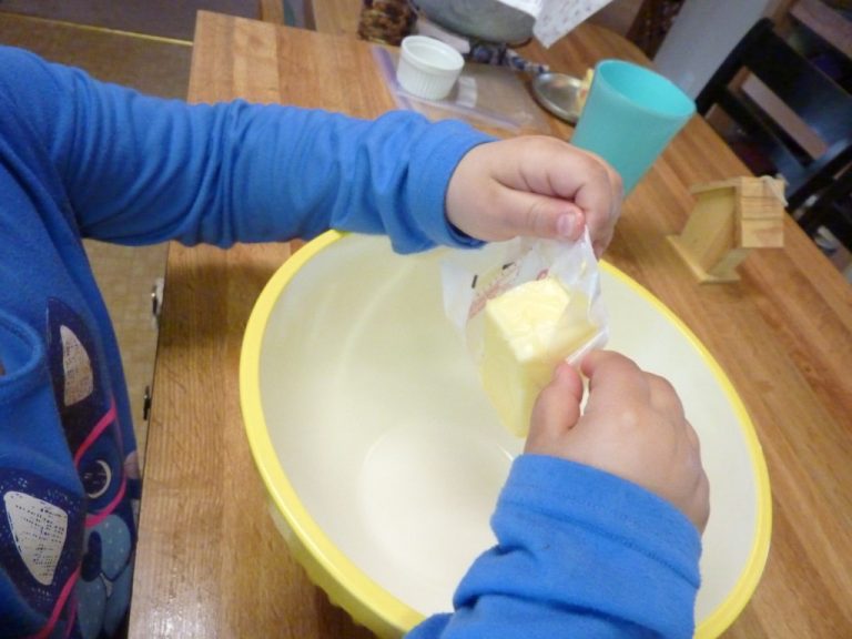 Banana Muffins and Math with children