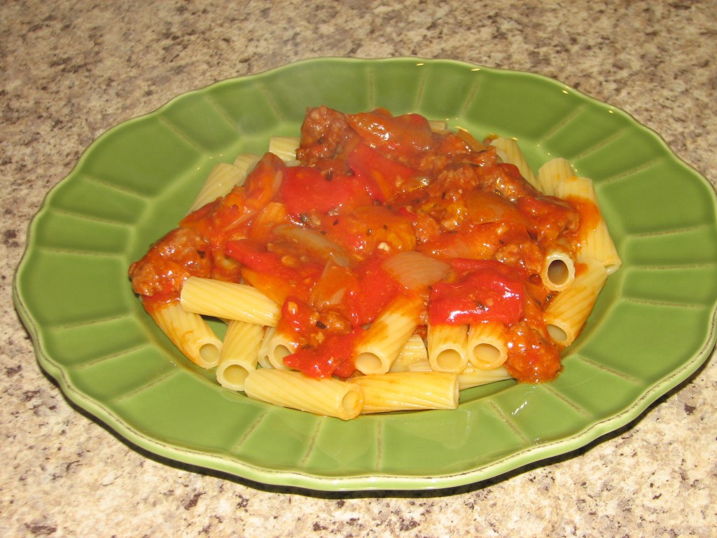 Italian Sausage & Peppers in the Crockpot