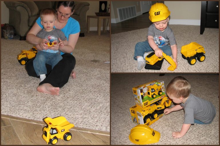 Toy State CAT Trucks & Tractors for Preschoolers!