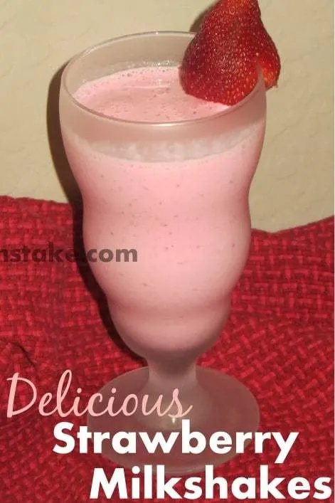 Strawberry milkshake