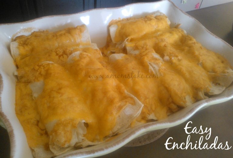 Easy Dinner Recipes: Chicken Enchilada Recipe!