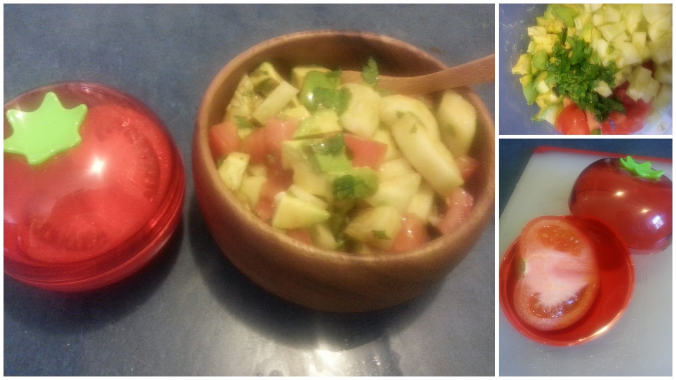 Tomato Cucumber Salad Preserve fruits and vegetables with Good Cook