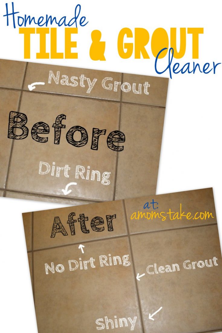 Homemade Tile and Grout Cleaner