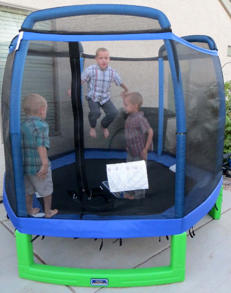 Summer with Sam s Club My First Trampoline Review A Mom s Take