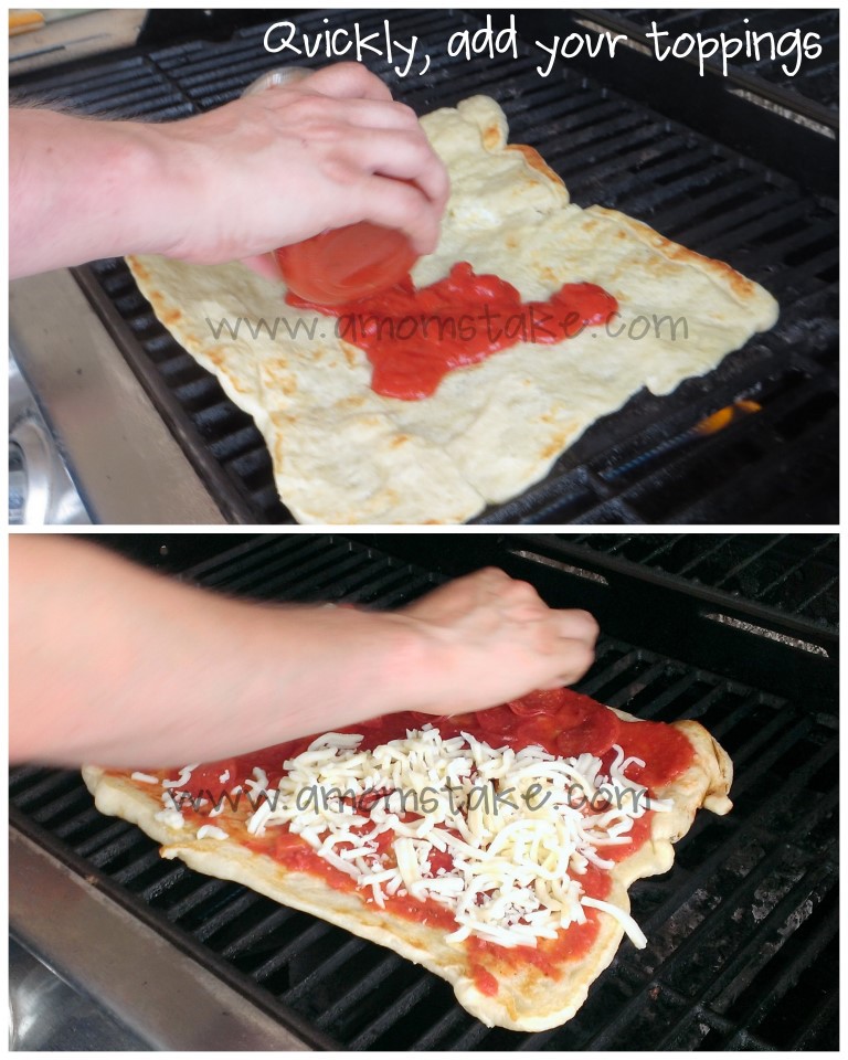 Grilled Pizza on the Grill Recipe