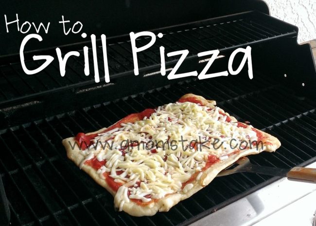 Grilling Pizza Directions