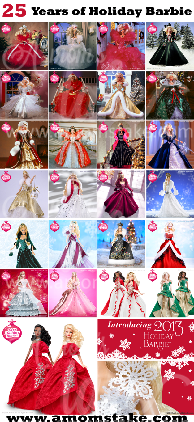 25 Years of Holiday Barbies - Holiday Barbie Pictures