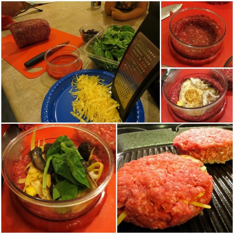 Easy Dinner Recipes: Stuffed Omelet Burger