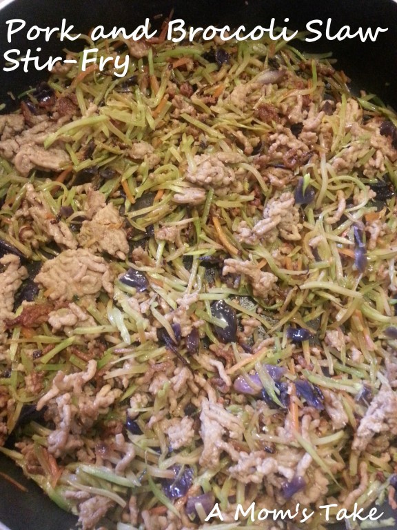 Pork and Broccoli Slaw Stir-Fry