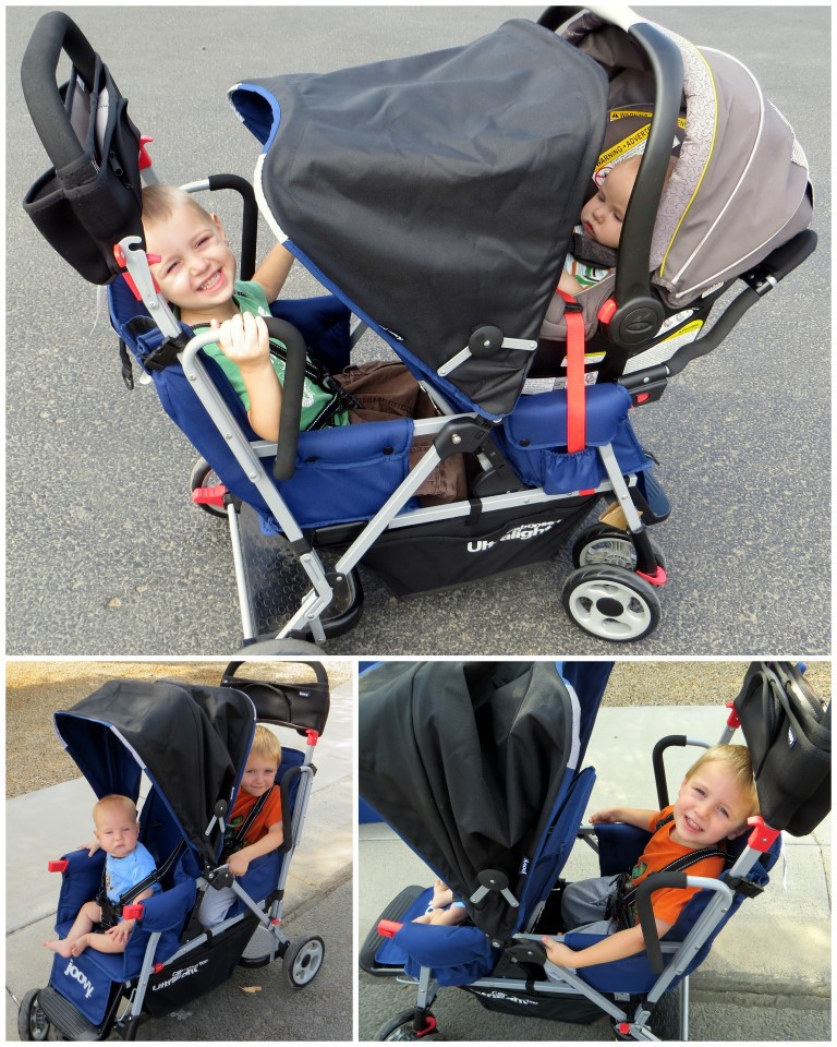 joovy caboose ultralight with car seat