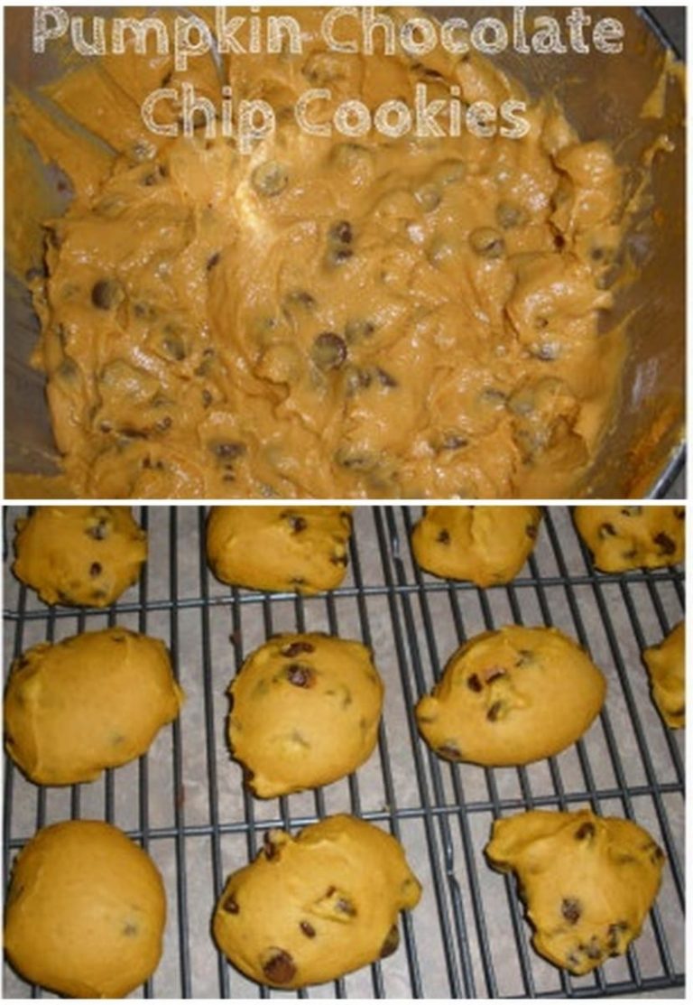 Pumpkin Chocolate Chip Cookies