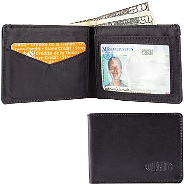 Leather bifold gift
