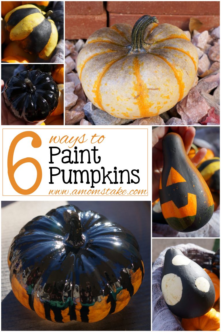 6 Ways to Paint Pumpkins for Halloween!