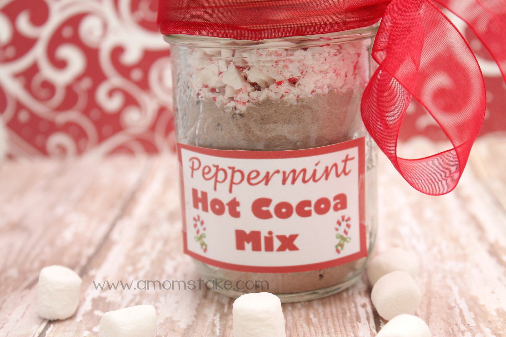 Recipes in a Jar: Peppermint Hot Cocoa Mix