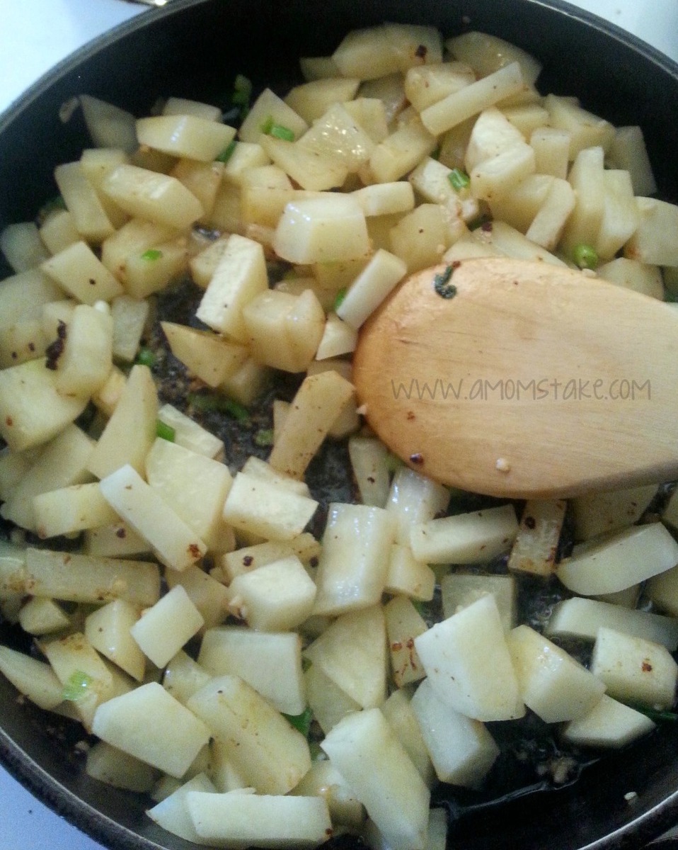 Potato Soup Preparation