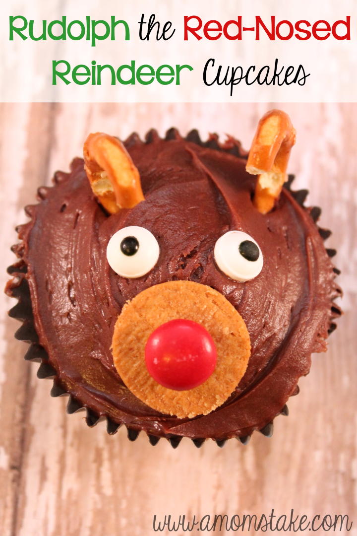 Countdown to Christmas with our Favorite Posts! Rudolph Reindeer Cupcakes