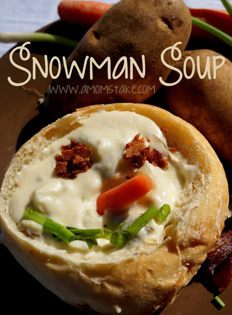 Snowman Potato Soup