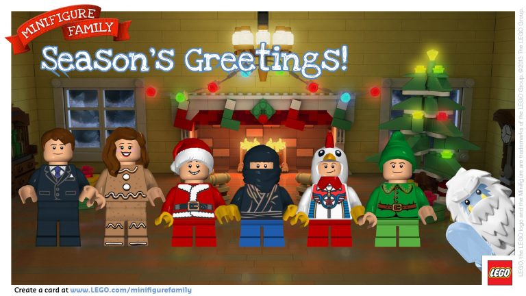 Holiday Fun – Create a LEGO Minifigure Christmas Card!