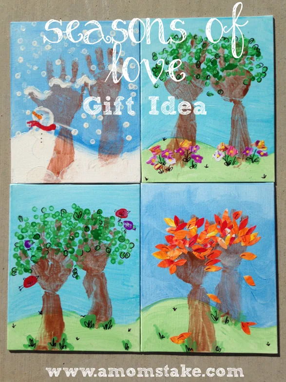 Seasons of Love - Handprint Art