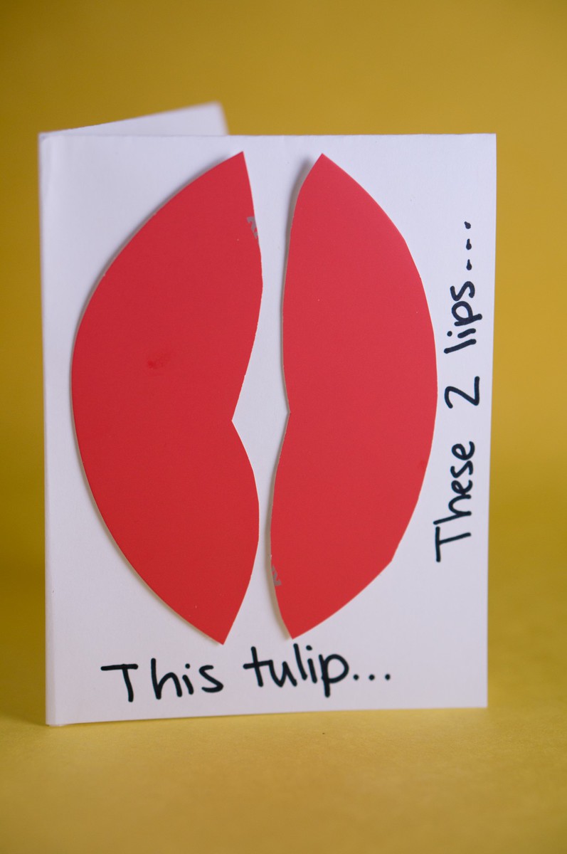 Paint Chip Valentine Cards