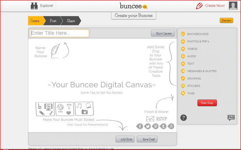 Multimedia Creations with Buncee