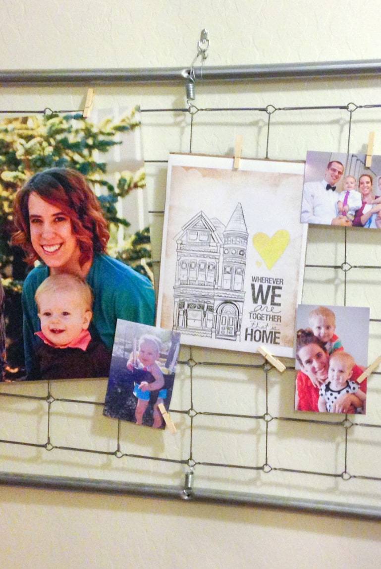 Easy Home Decor Update 13 Crib-Photo-Wall