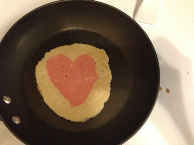 Heart Pancakes #ValentinesDay