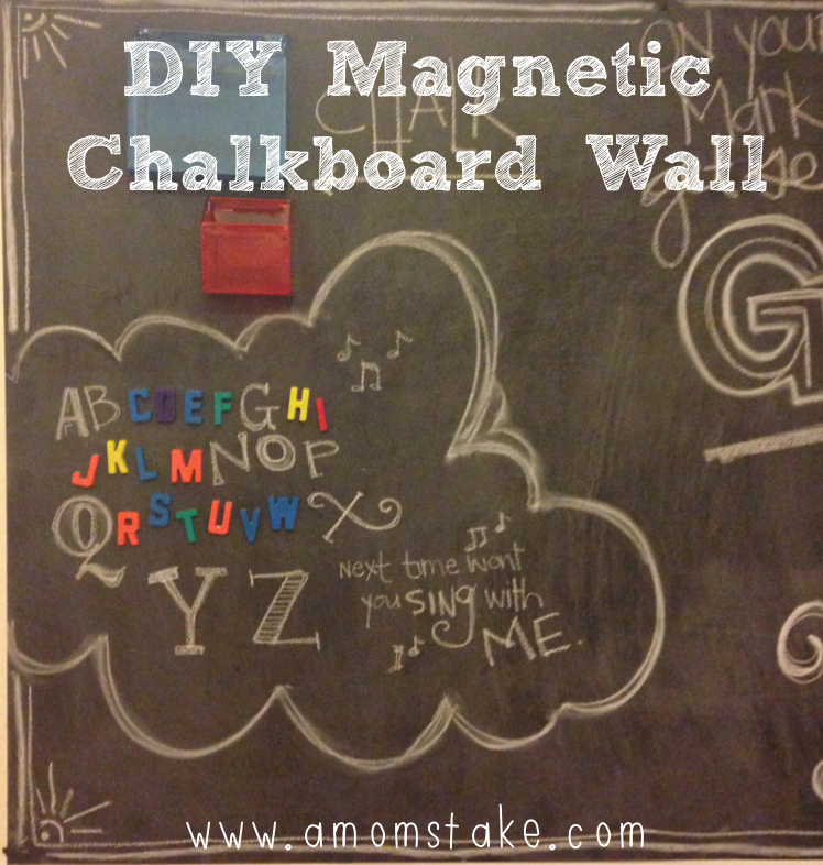 Chalkboard & Magnet Board DIY