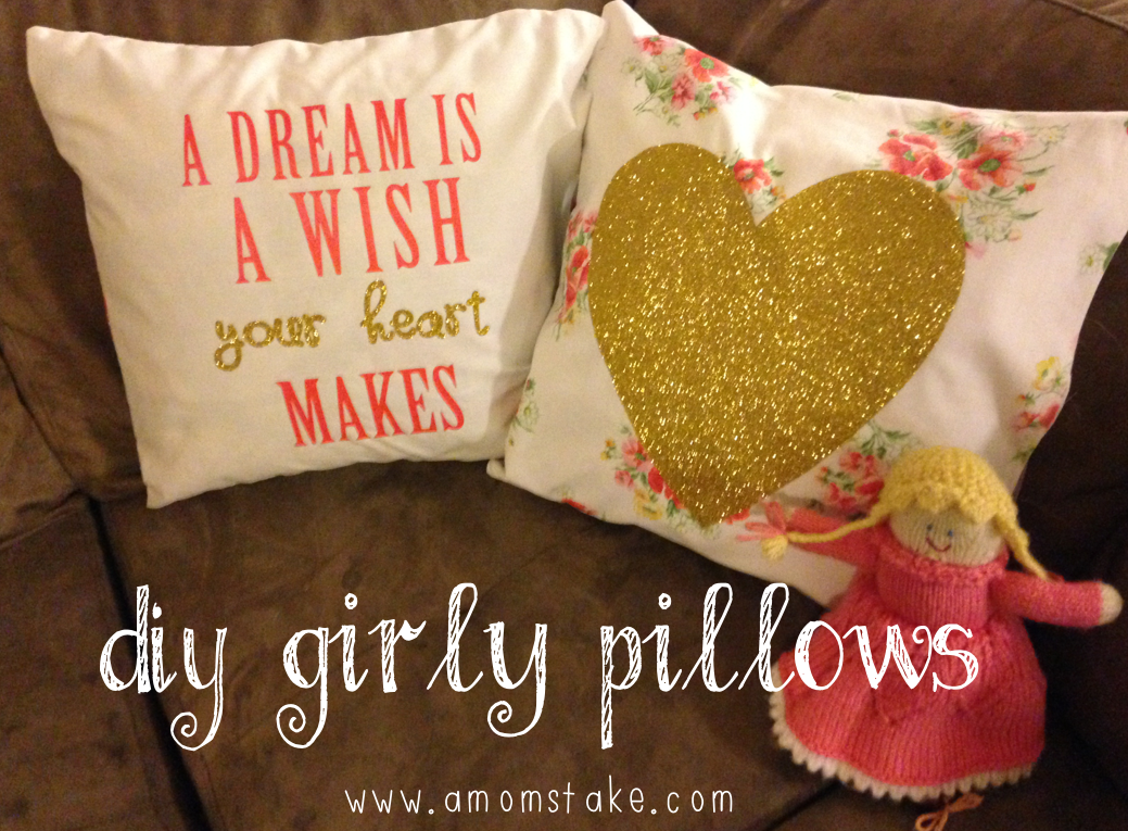 DIY Girly Pillows