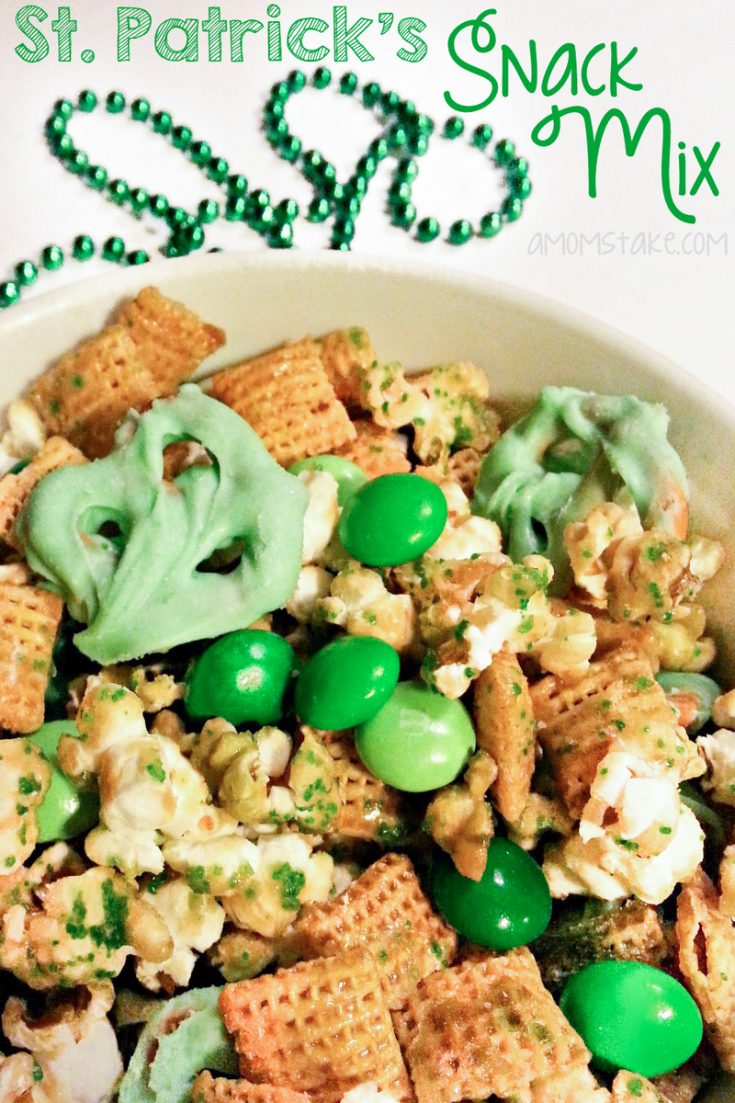 St. Patrick's Day Snack Mix St Patricks Snack Mix