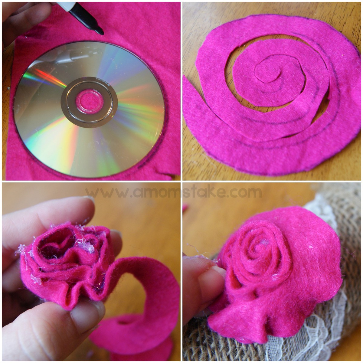 How to make Felt Flowers