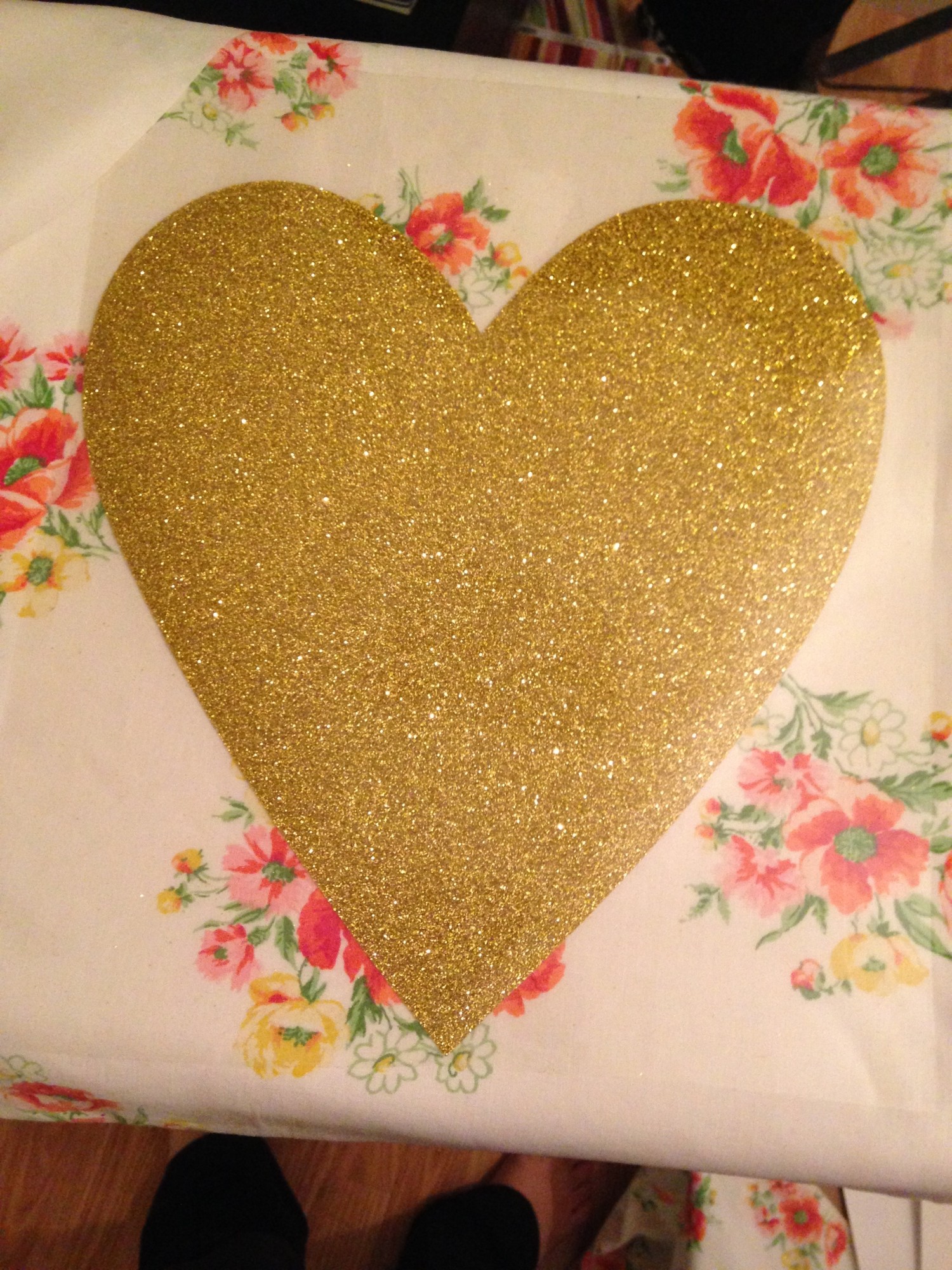 Sparkle Heart Pillow