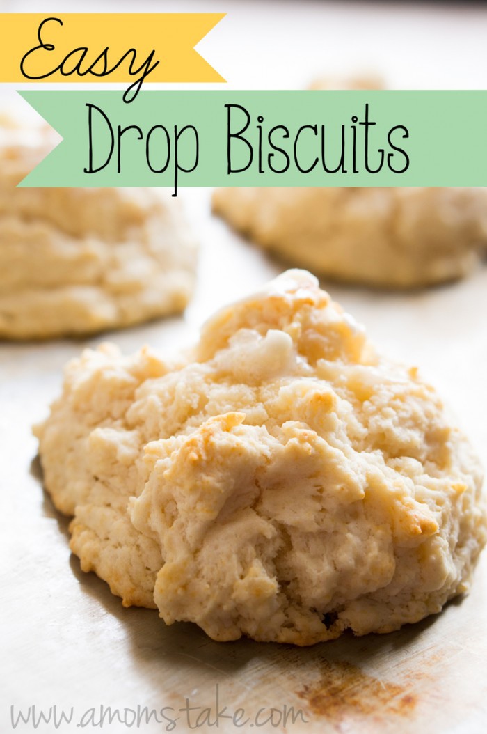 If you are looking for a super simple and easy breakfast, these Easy Drop Biscuits just can't be topped! Delicious and fast is the perfect way to start the day!