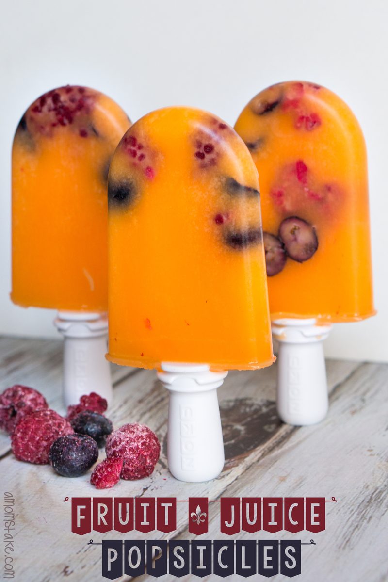 Fruit Juice Popsicles