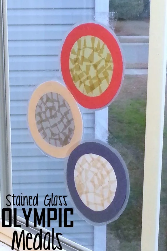Stained Glass Olympic Medals