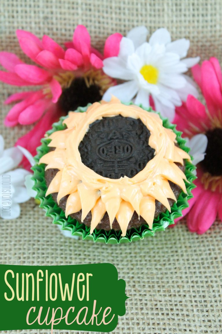 Easy Sunflower Cupcakes
