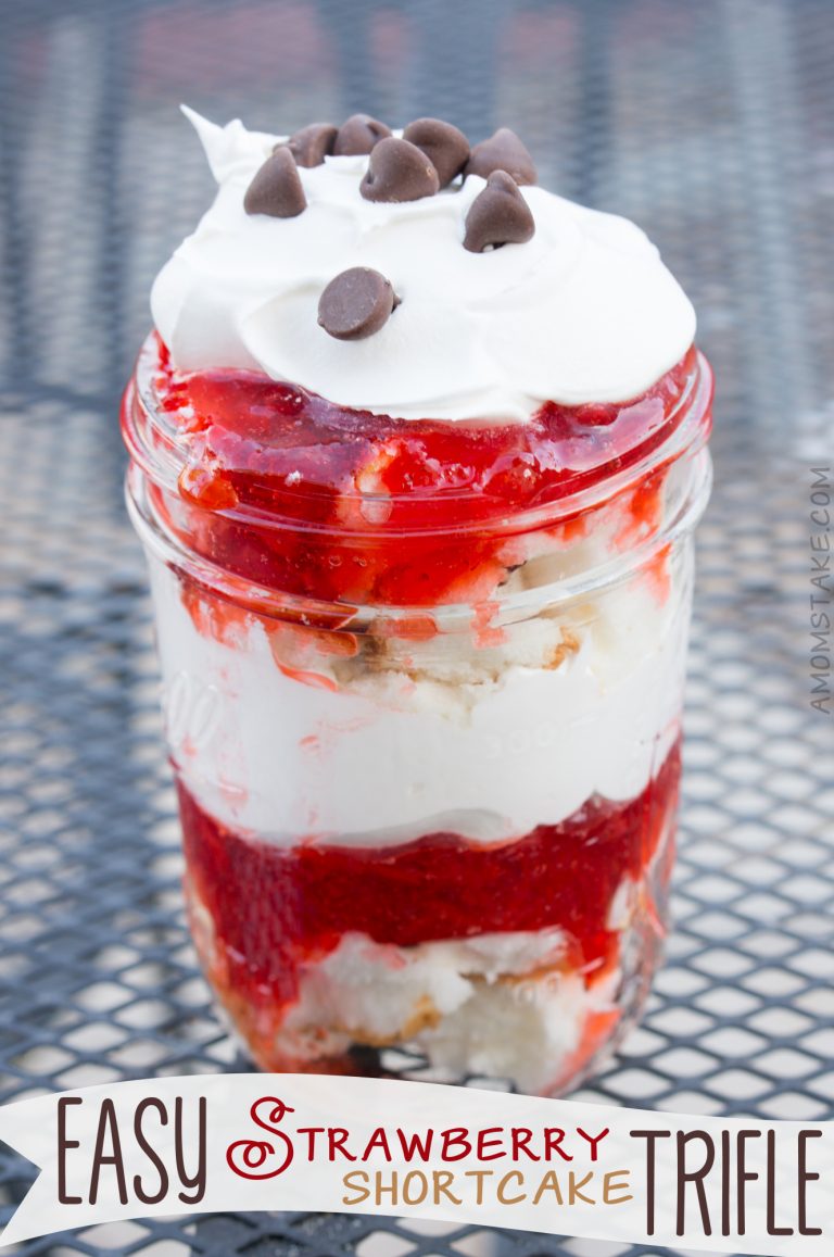 Easy Strawberry Shortcake Trifle