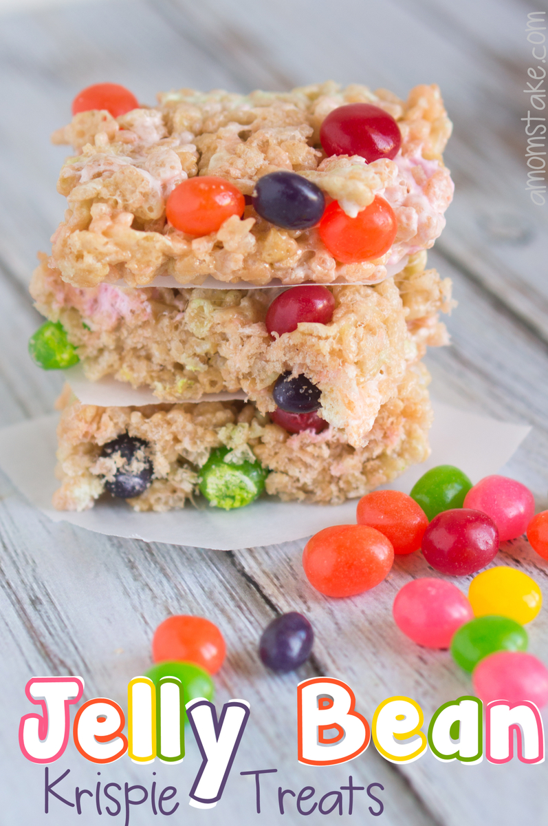 Jelly Bean Rice Krispie Treats