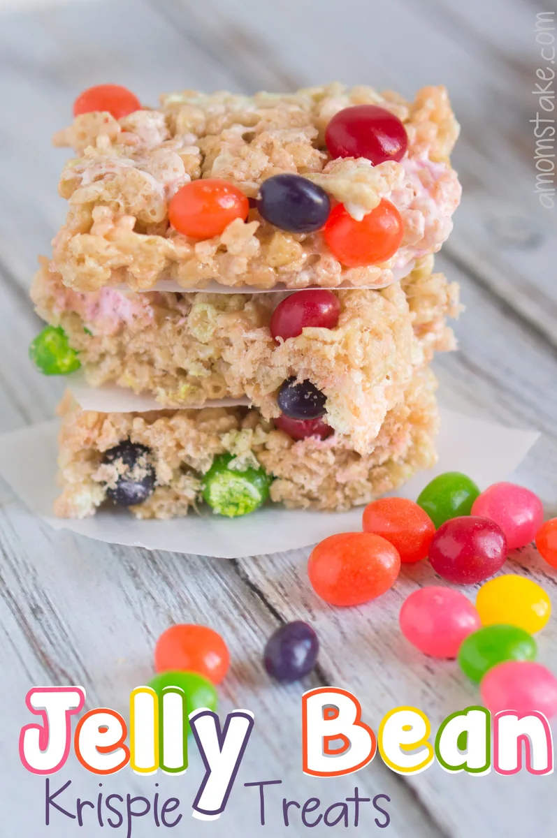 Jelly Bean Rice Krispie Treats