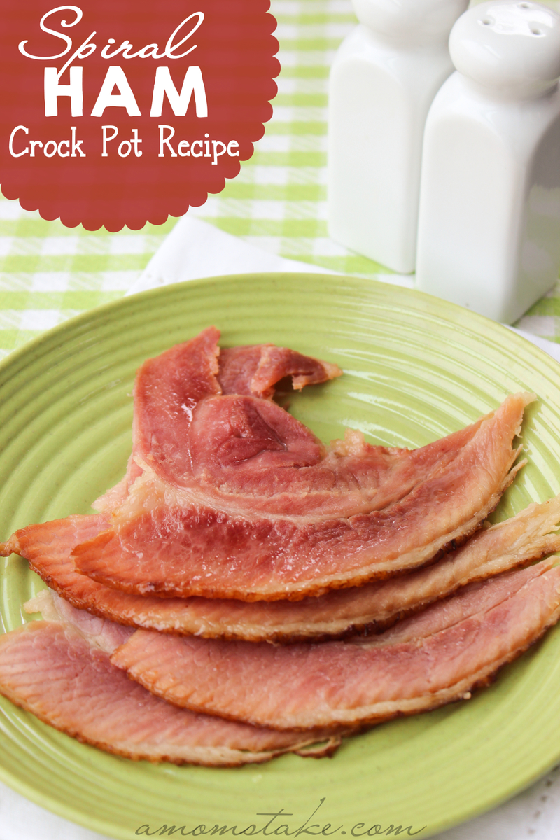 Easy Spiral Ham Recipe in the Crockpot! crock pot spiral ham