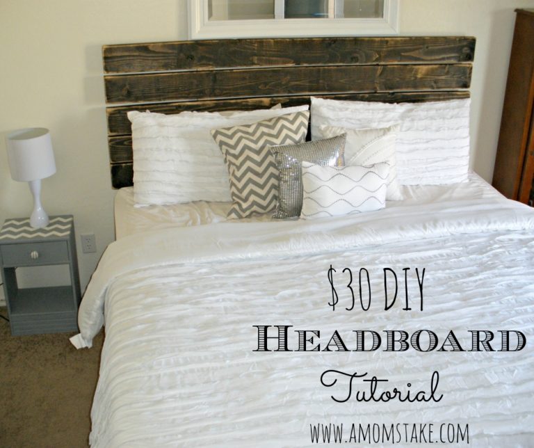 $30 DIY Headboard Tutorial