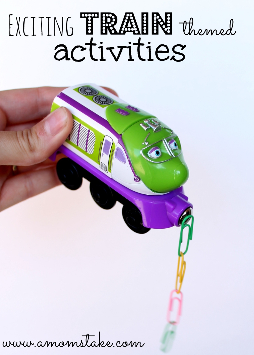 Exciting train themed activities for Toddlers