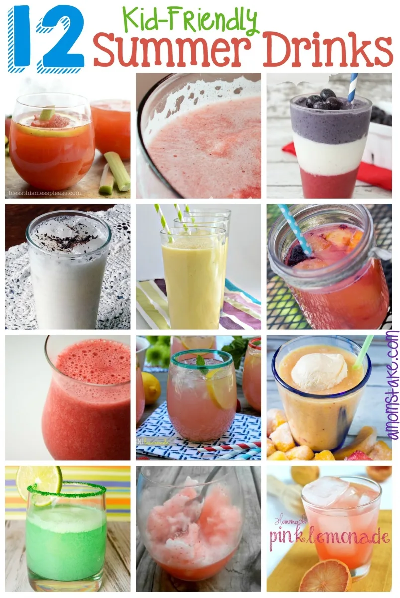 12 Kid Friendly Summer Drinks