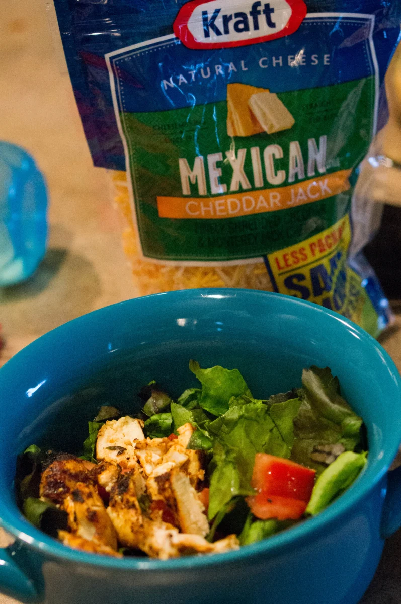 Southwest Ceasar Salad with Kraft
