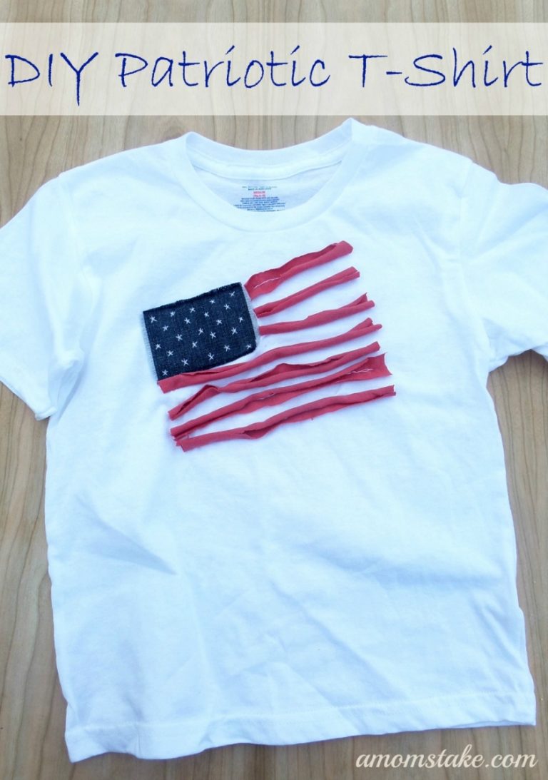 July 4th DIY Patriotic T-Shirt